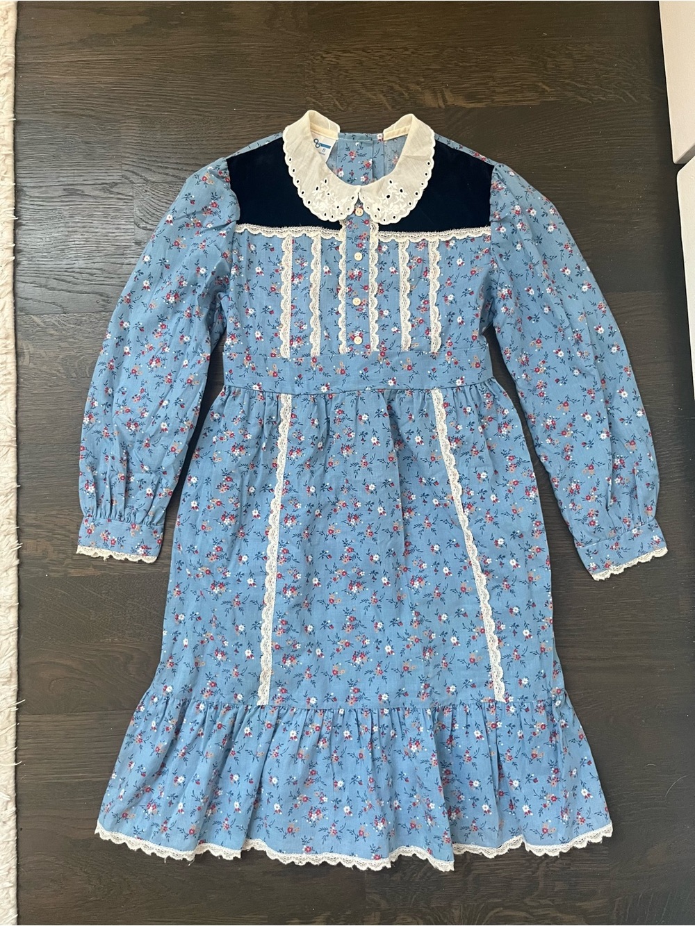 Girls vintage cottagecore dress